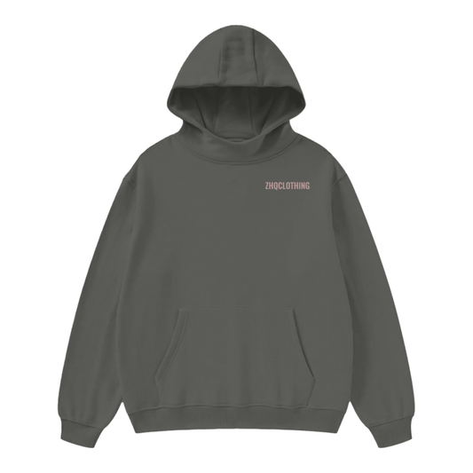 ZHQ High Neck Fleece Hoodie